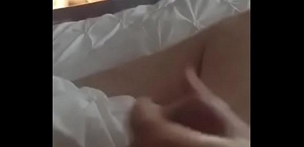  playing watching porn as she wanks my cock